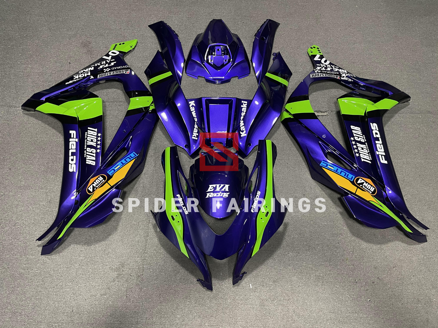 Custom EVA for Dark Purple-Kawasaki ZX-10R 2016-2020