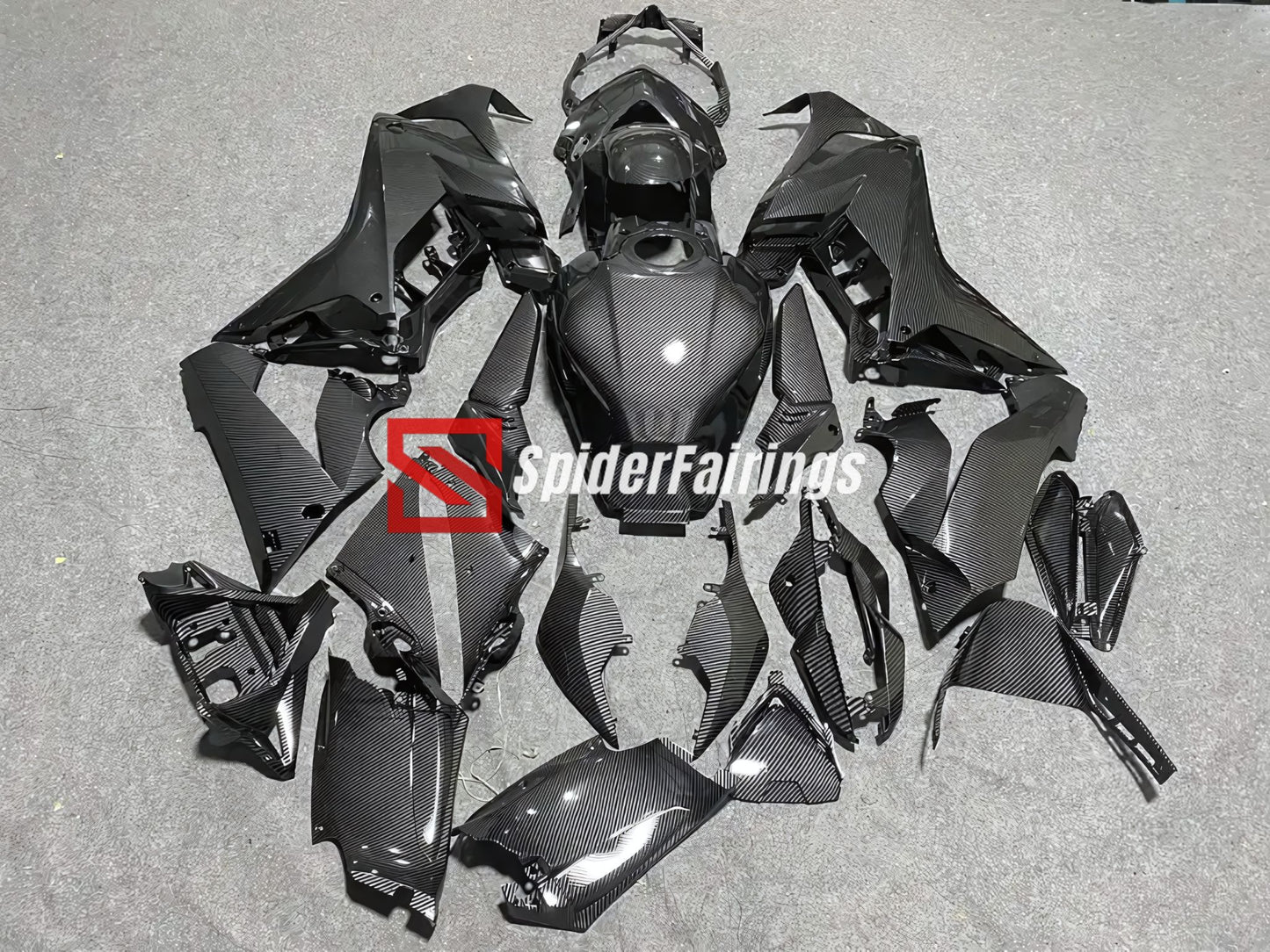 Carbon Fiber Black-Honda CBR650R 2019-2023