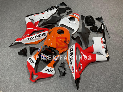 Red and Orange Repsol -Honda CBR600RR 2007-2008