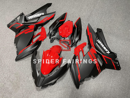 Matte Black and Red-Kawasaki Ninja400 2018-2021