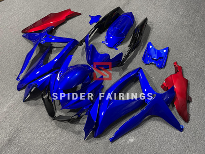 Gloss Blue and Red-Suzuki GSXR600-750 2008-2010