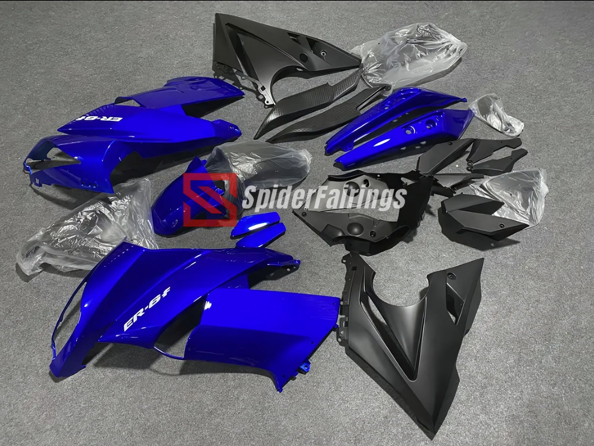 Gloss Blue-Kawasaki Ninja650R 2009-2011