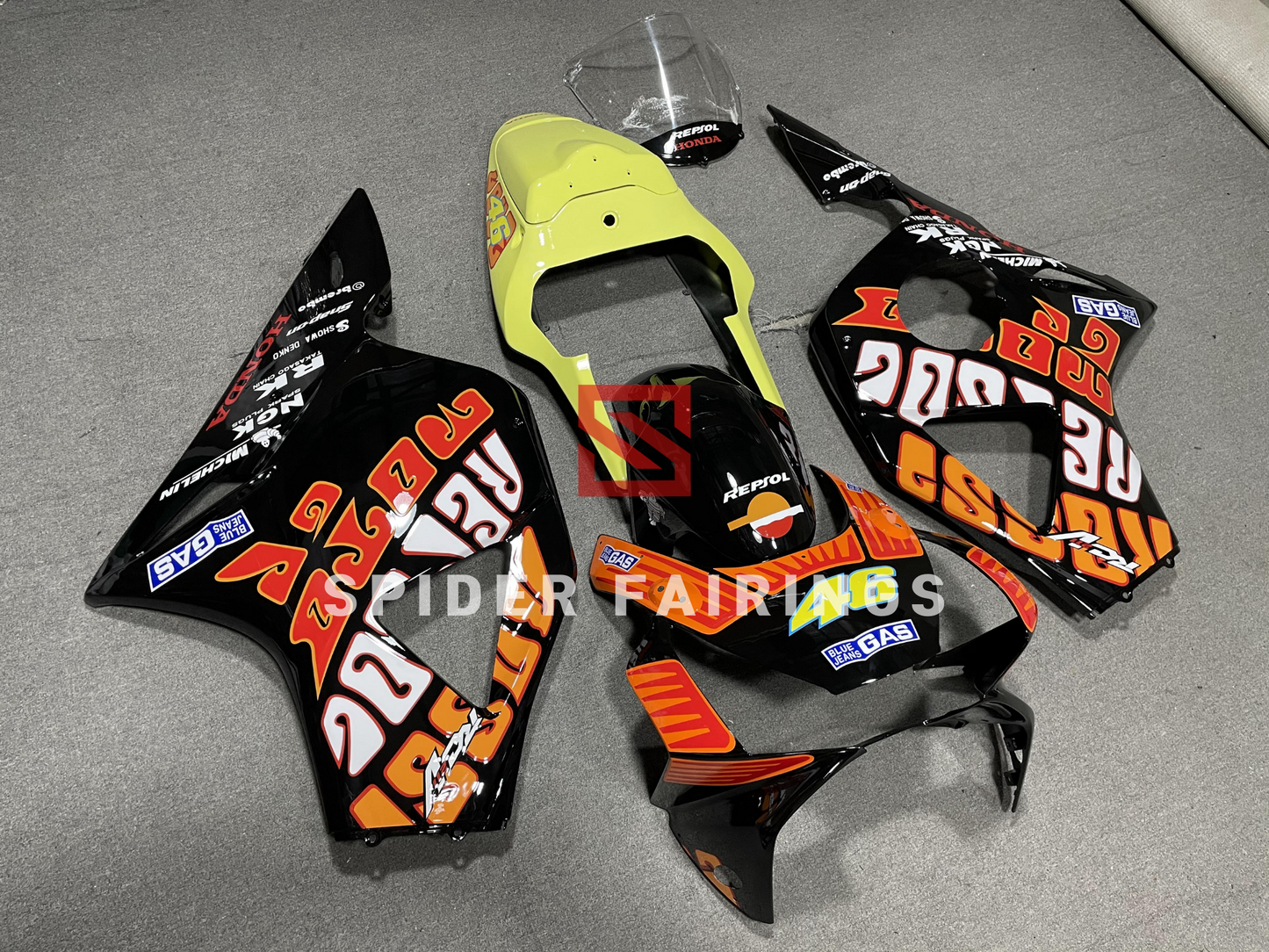 Gloss Rossi 46-Honda CBR954RR 2002-2003