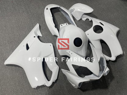 2004-2007 Honda CBR600F Plain White Motorcycle Fairings