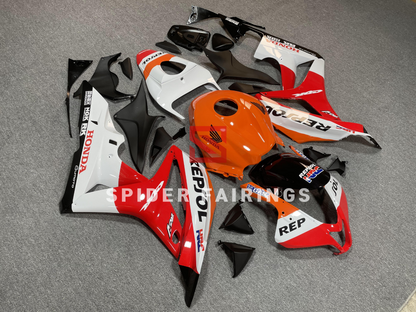 Red and Orange Repsol -Honda CBR600RR 2007-2008