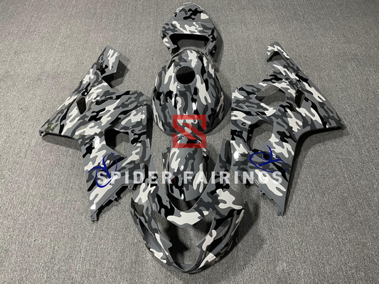 White and Gray Camo-Suzuki GSXR600-750 2004-2005