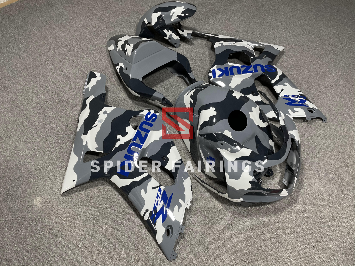 Gray Camo-Suzuki GSXR600-750 2001-2003