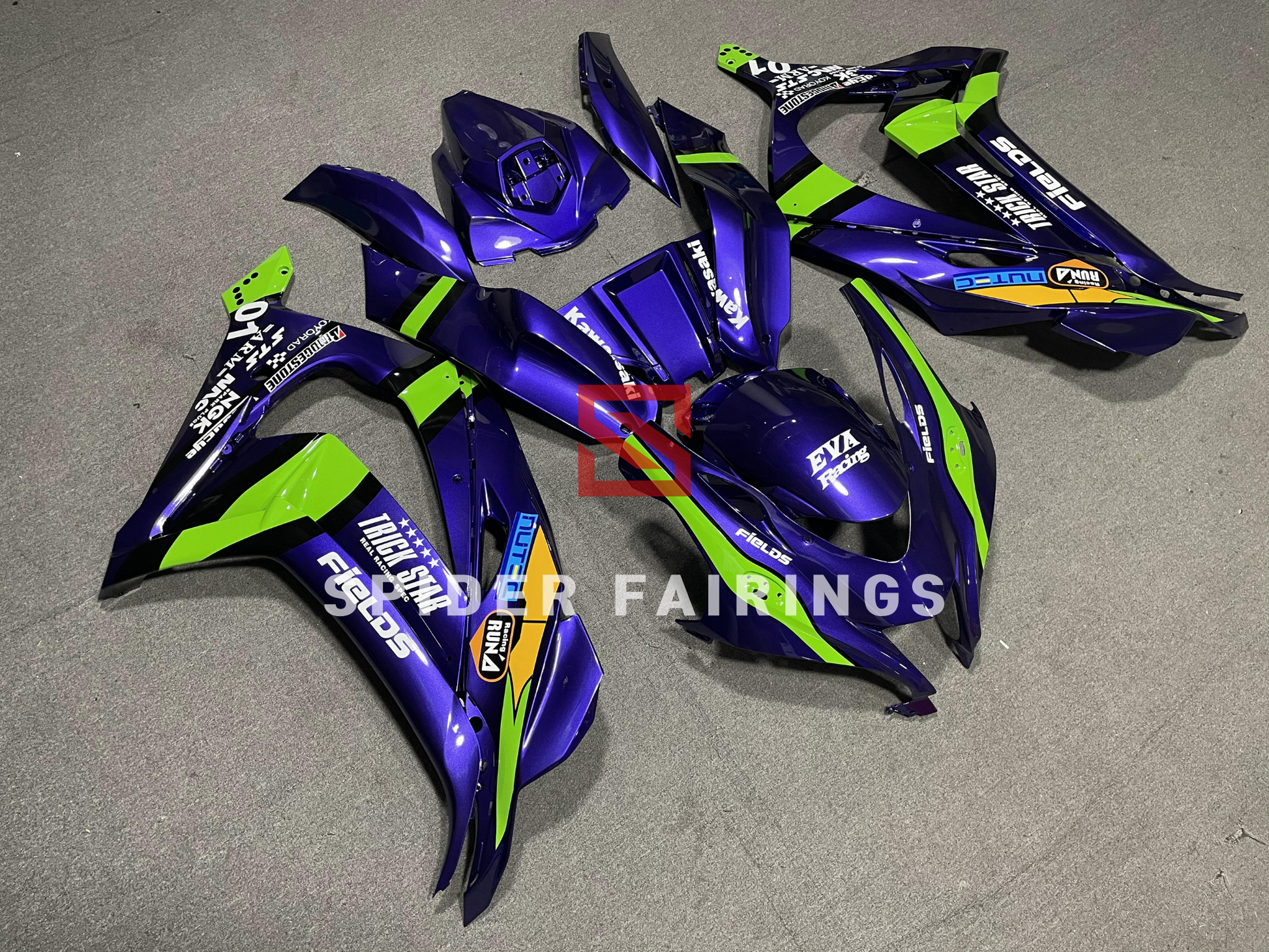 Custom EVA for Dark Purple-Kawasaki ZX-10R 2016-2020