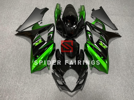 Gloss Green and Black-Suzuki GSXR1000 2007-2008