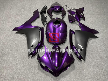 Purple and Matte Black-Yamaha YZF R1 2007-2008