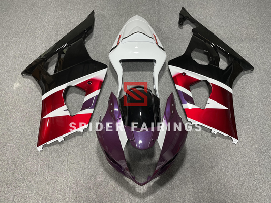 Purple,Red,White and Black-Suzuki GSXR1000 2003-2004