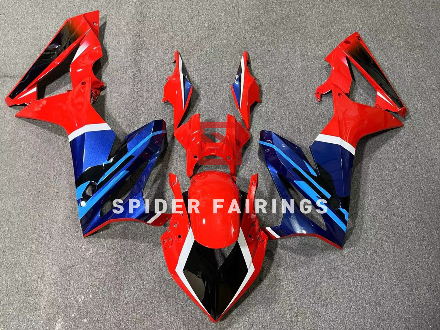 Red and Blue-Honda CBR650R 2019-2023