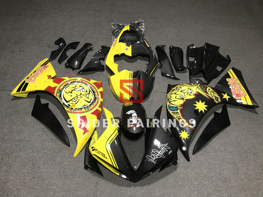 Carbon Fiber Sun and Moon-Yamaha YZF R1 2009-2011