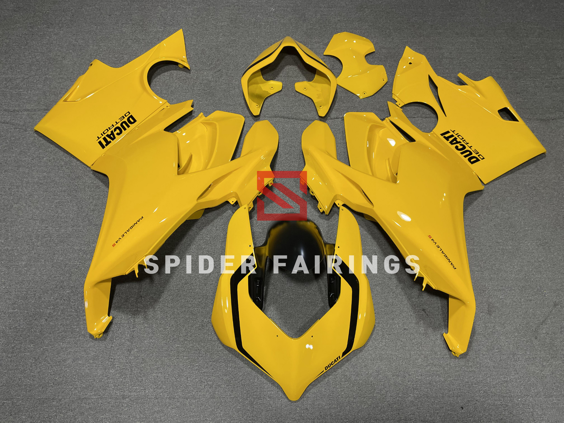 Gloss Yellow-Ducati V4/V4S 2018-2019