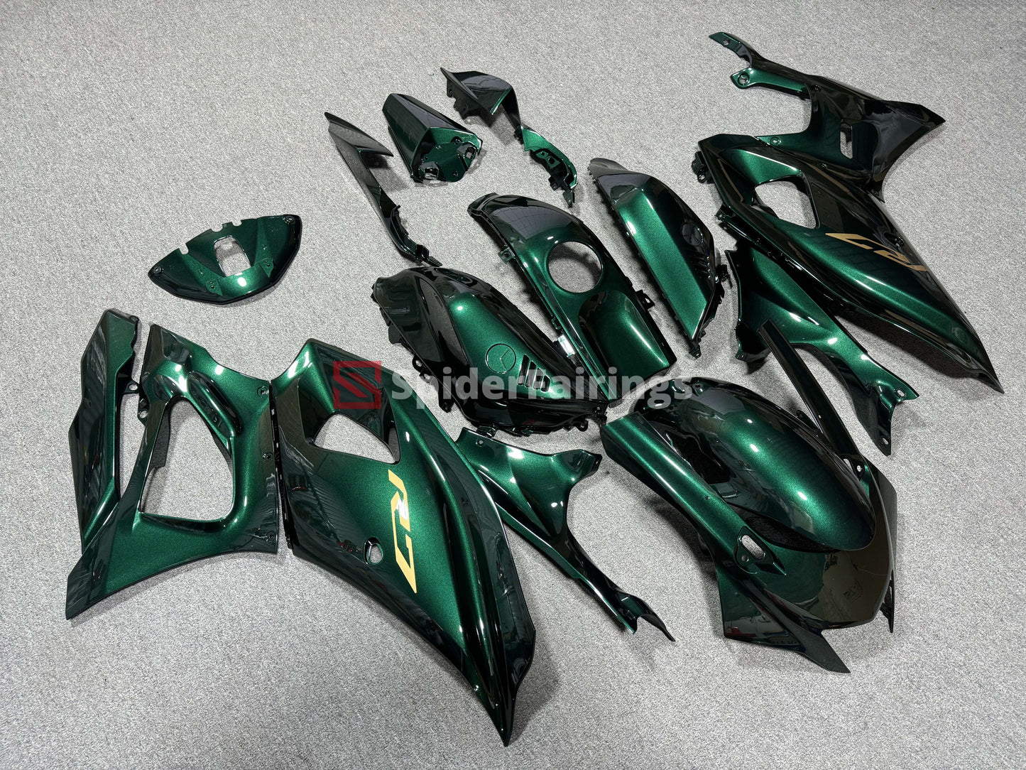 Gloss The Emerald Green-Yamaha R7 2021-2025