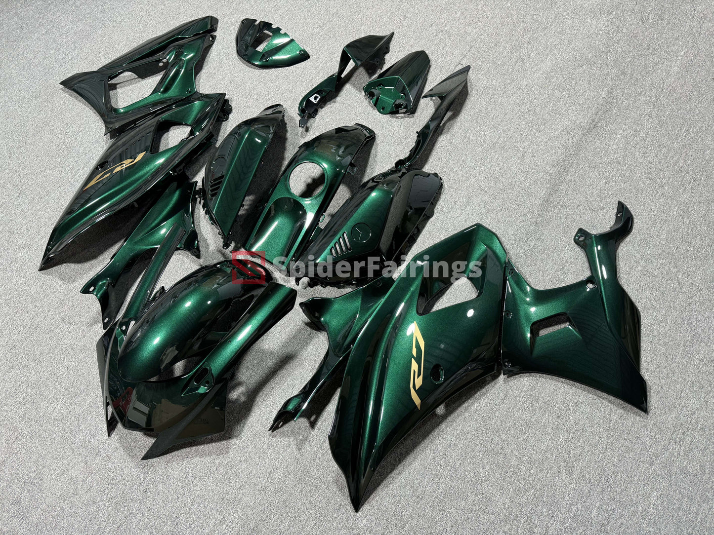 Gloss The Emerald Green-Yamaha R7 2021-2025