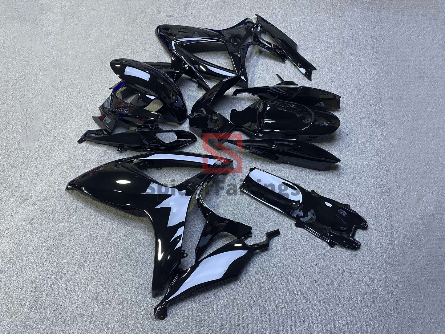 Gloss Black -Suzuki GSXR600-750 2006-2007