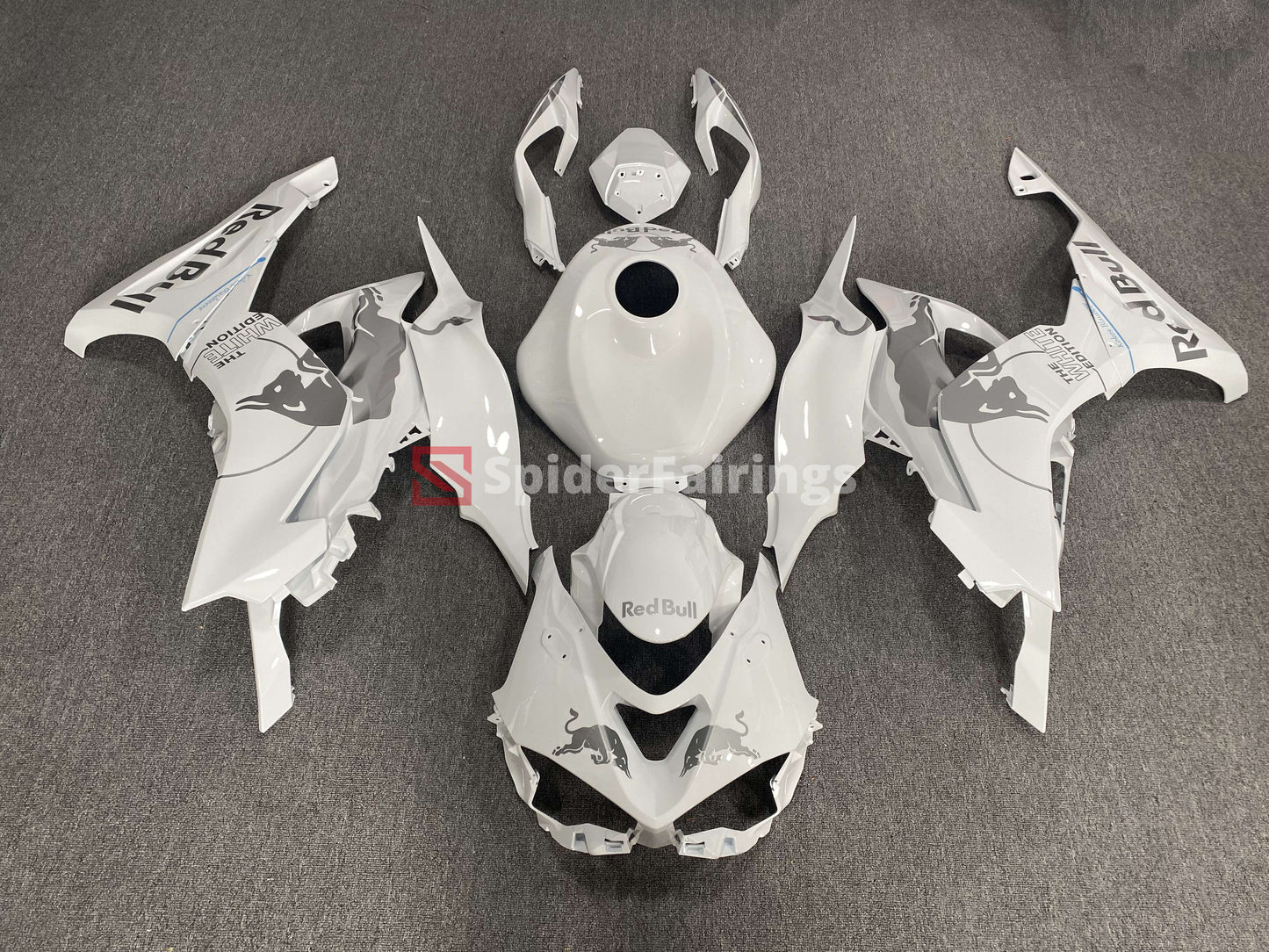 Gloss The White Edition Redbull -Kawasaki ZX-6R 2024-2026