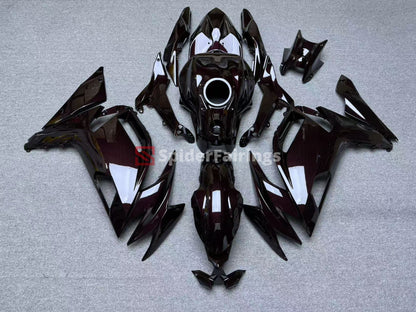 Gloss Black Cherry Red Ninja 650 2020-2025