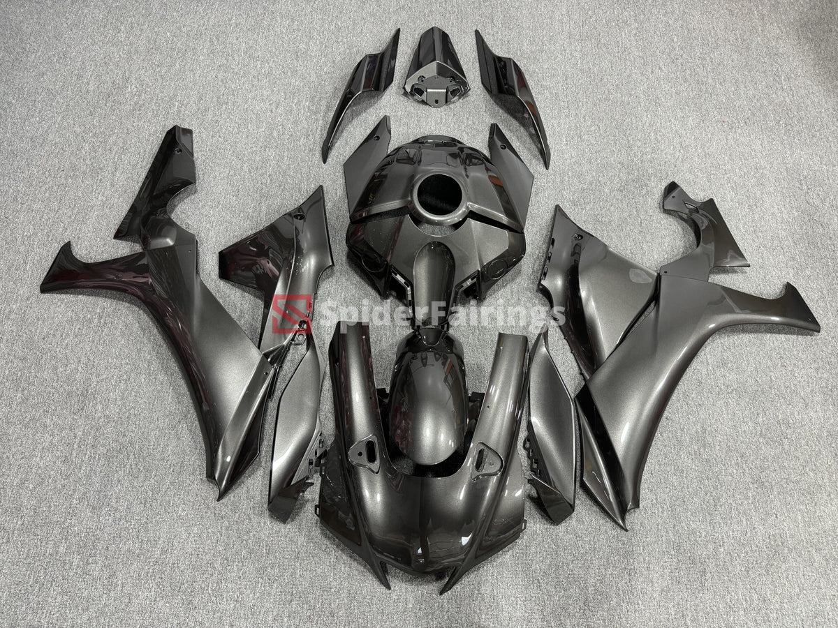Gloss Black Silver-YAMAHA R1 2020-2025