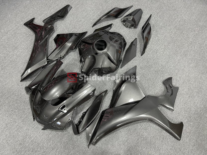Gloss Black Silver-YAMAHA R1 2020-2025