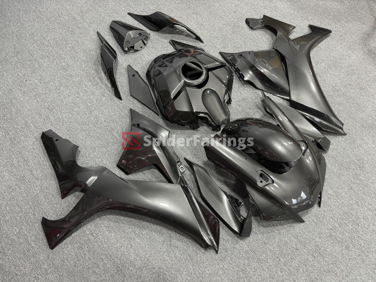 Gloss Black Silver-YAMAHA R1 2020-2025