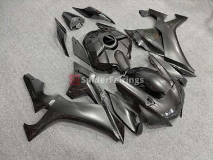 Gloss Black Silver-YAMAHA R1 2020-2025