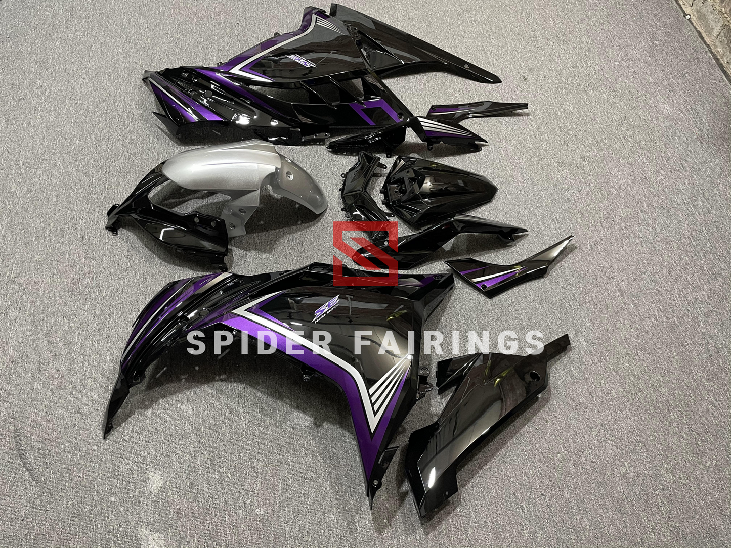 Gloss Black Kawasaki Ninja300 2013-2019