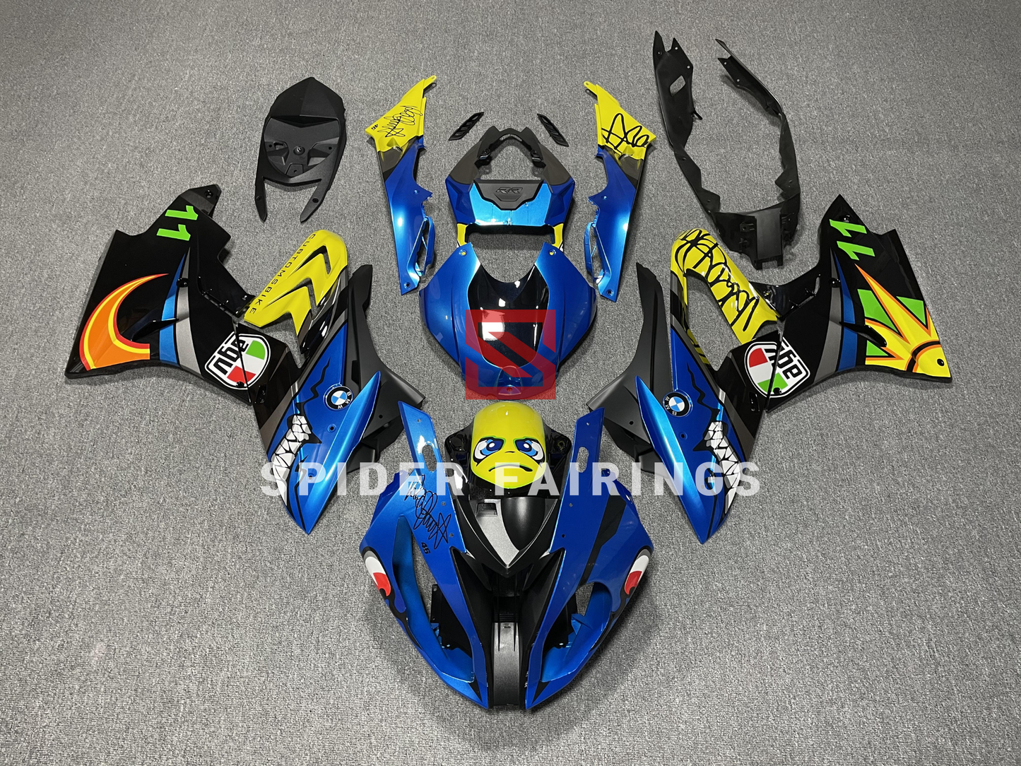 Custom Blue Shark-BMW S1000RR 2017-2018