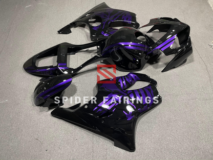 Gloss Black and Purple Skull-Honda CBR600F 2001-2003