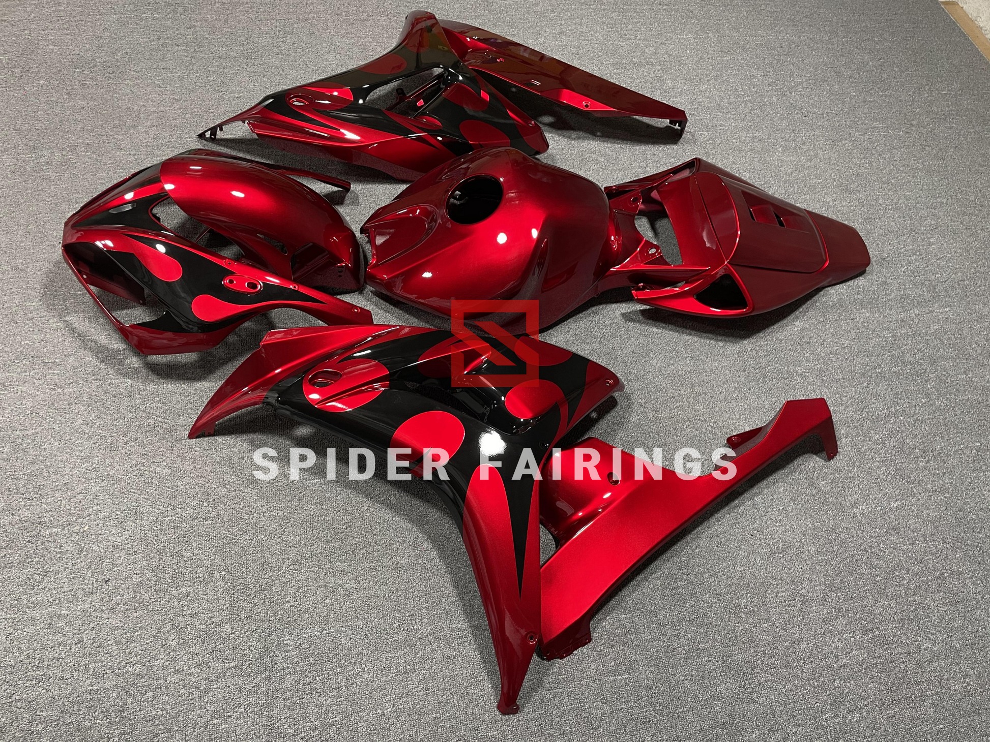 Dark Red-Honda CBR1000RR 2006-2007