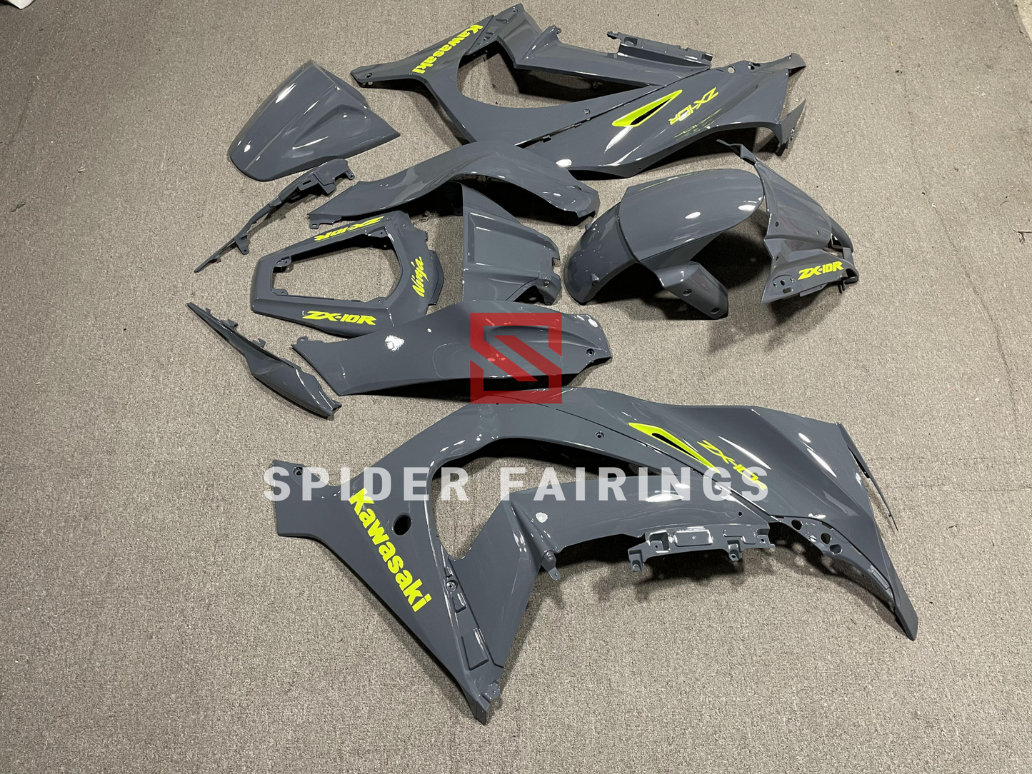 Gloss Gray-Kawasaki ZX-10R 2011-2015