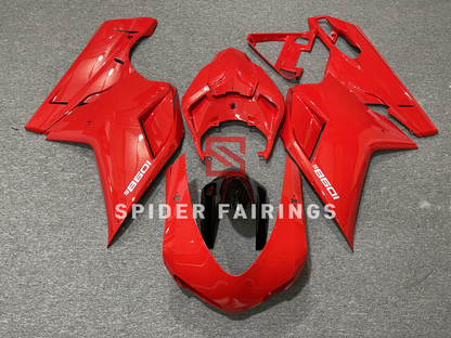 Gloss Pure Red-Ducati 848 1098S 2007-2013