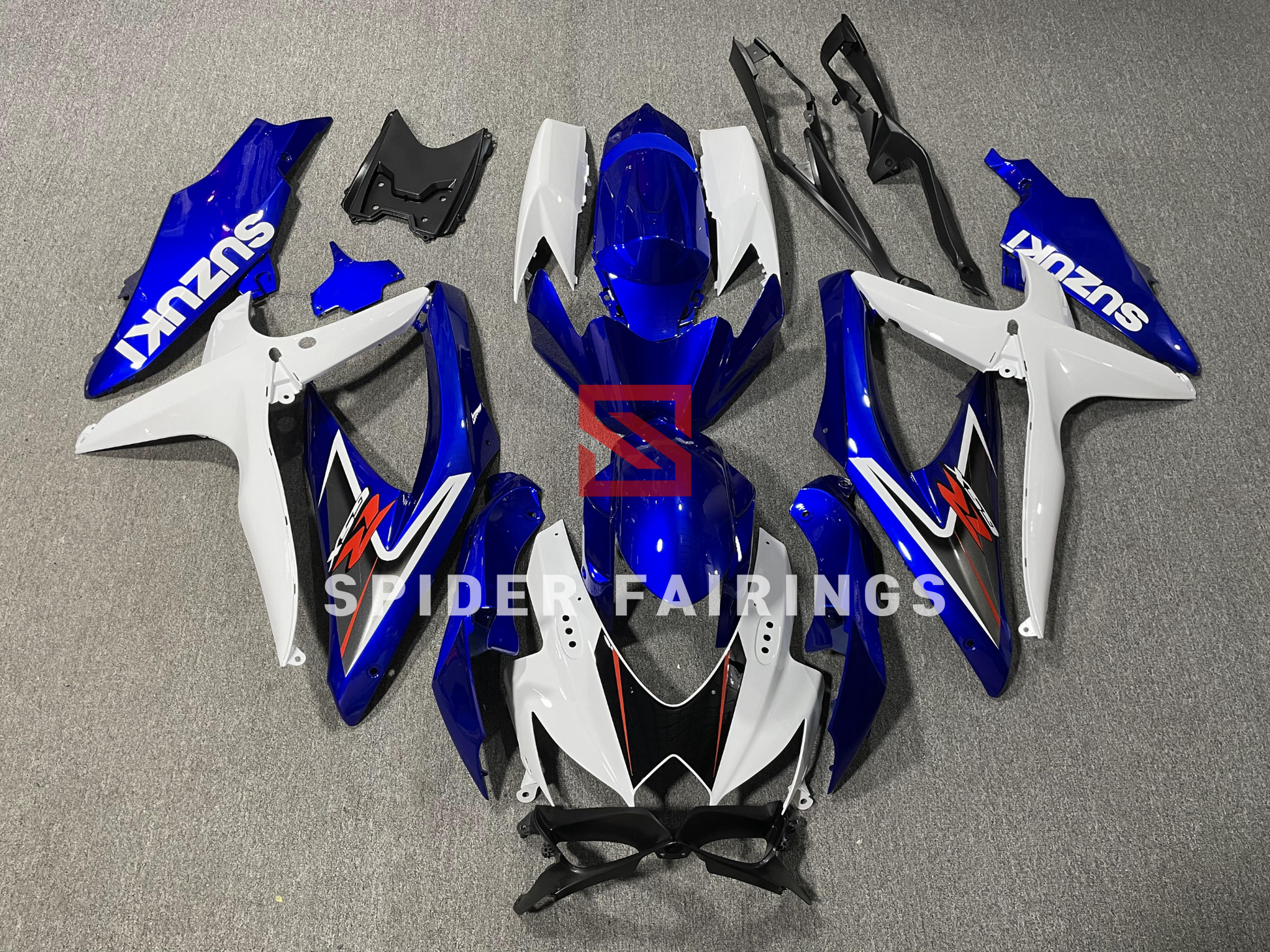 Blue,White and Black-Suzuki GSXR600-750 2008-2010