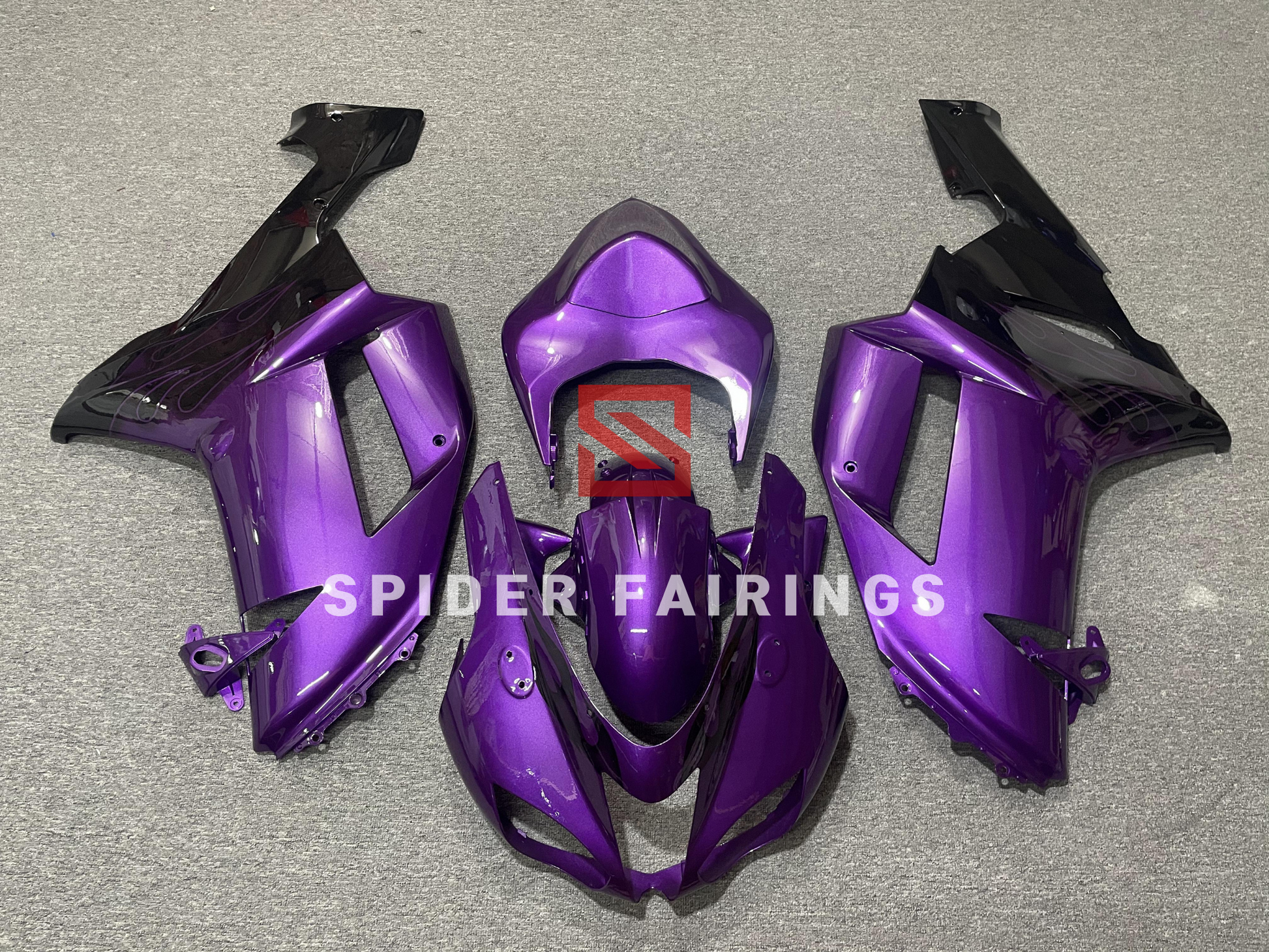 Gloss Purple-Kawasaki ZX-6R 2007-2008