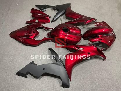 Deep Red and Black-Yamaha YZF R1 2004-2006