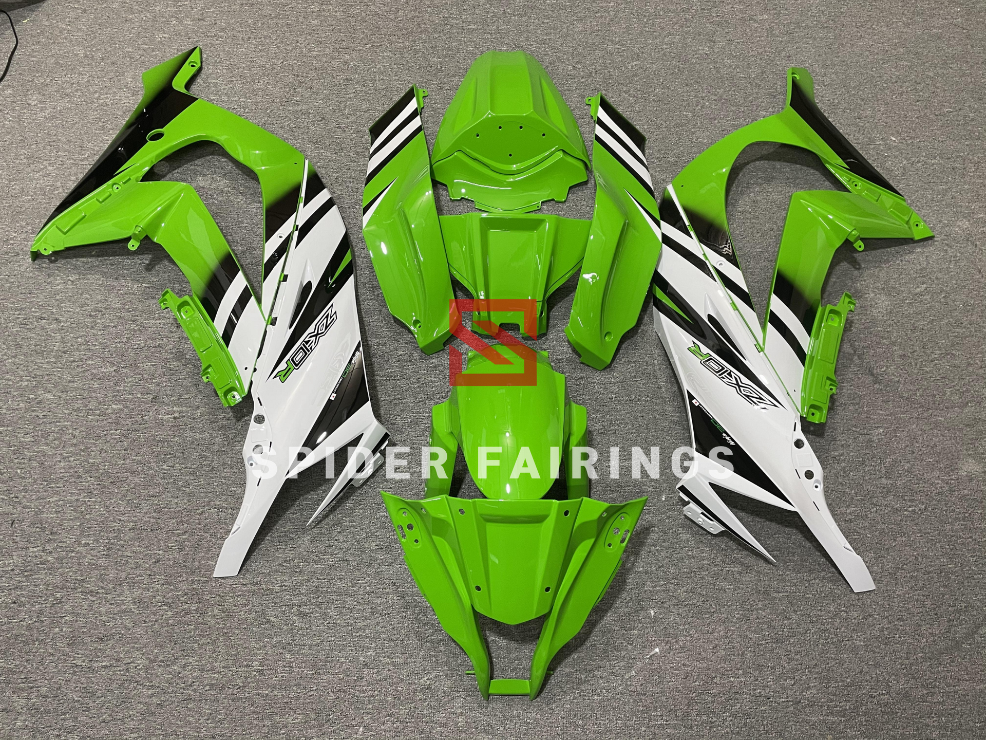 Gloss Green and White-Kawasaki ZX-10R 2011-2015-The Best
