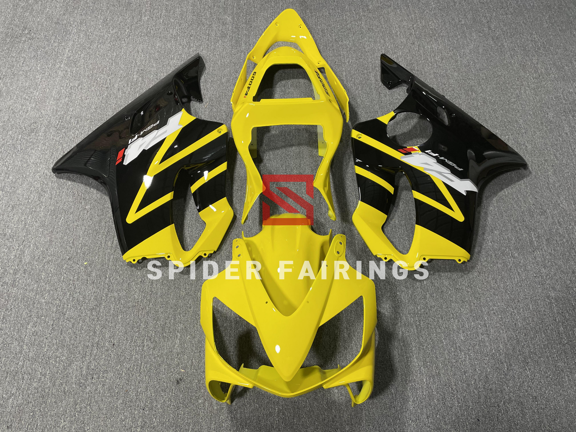 Yellow and F4 Print-Honda CBR600F 01-03