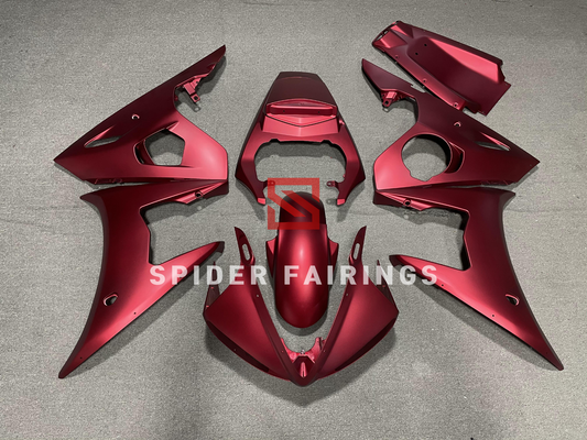 Matte Deep Red-Yamaha YZF R6 2003-2004