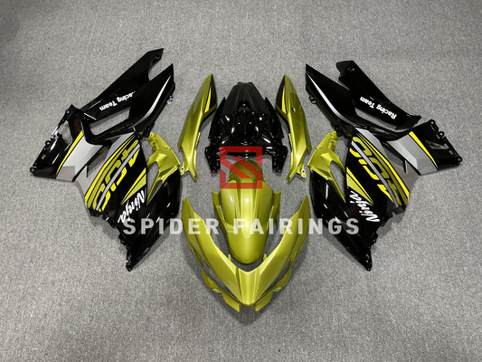 Gloss Yellow and Black-Kawasaki Ninja400 2018-2021