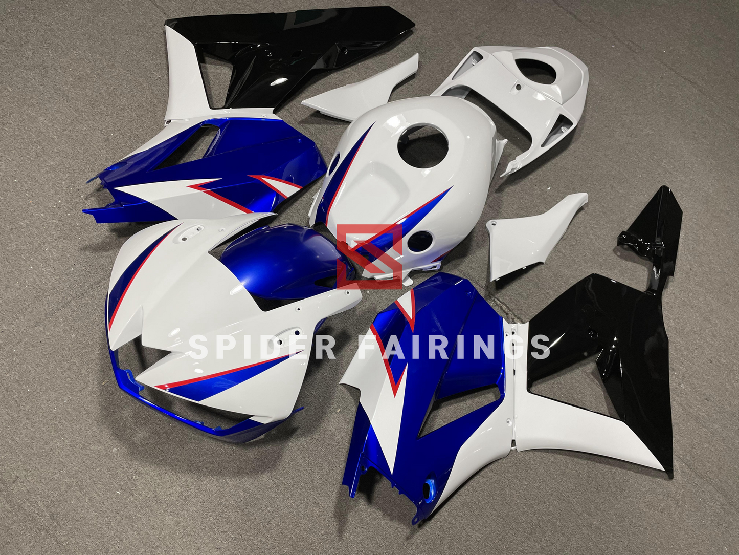 Gloss Blue&White-Honda CBR600RR 13-19