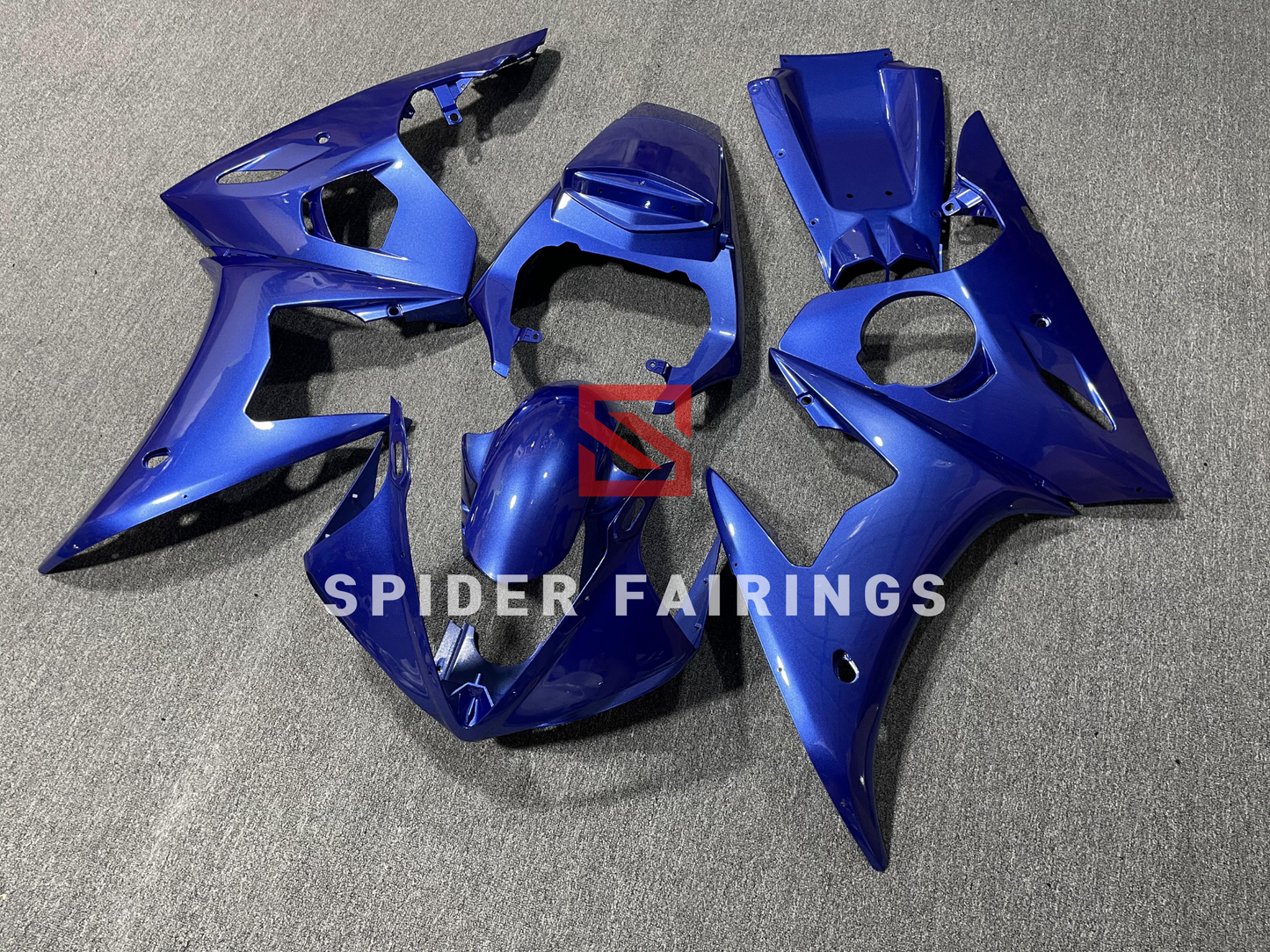 Gloss Blue-Yamaha YZF R6 2005