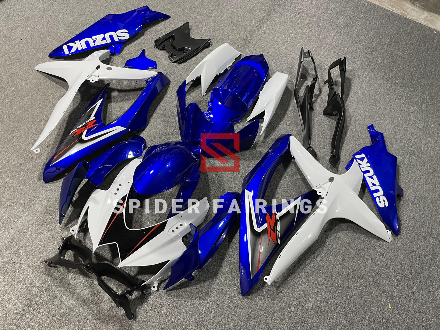 Blue,White and Black-Suzuki GSXR600-750 2008-2010