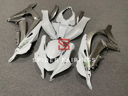 Gloss White and  Silver-Kawasaki ZX-10R 2016-2020