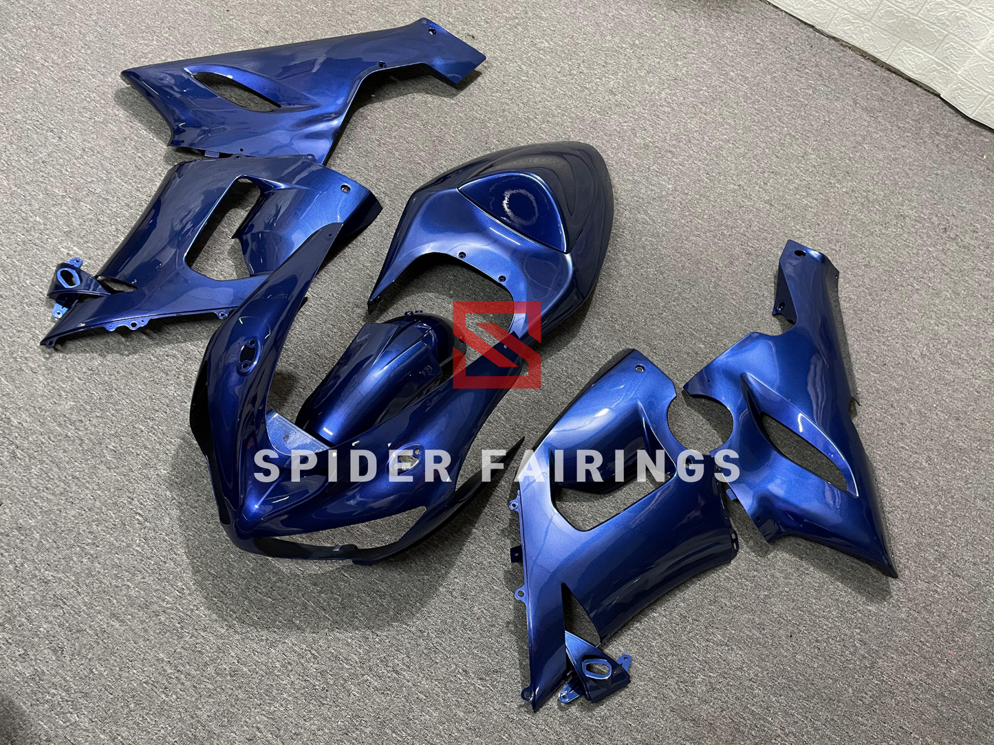 Gloss Dark Blue-Kawasaki ZX-6R 2005-2006