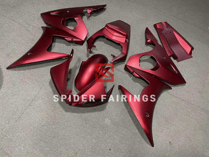 Matte Deep Red-Yamaha YZF R6 2003-2004