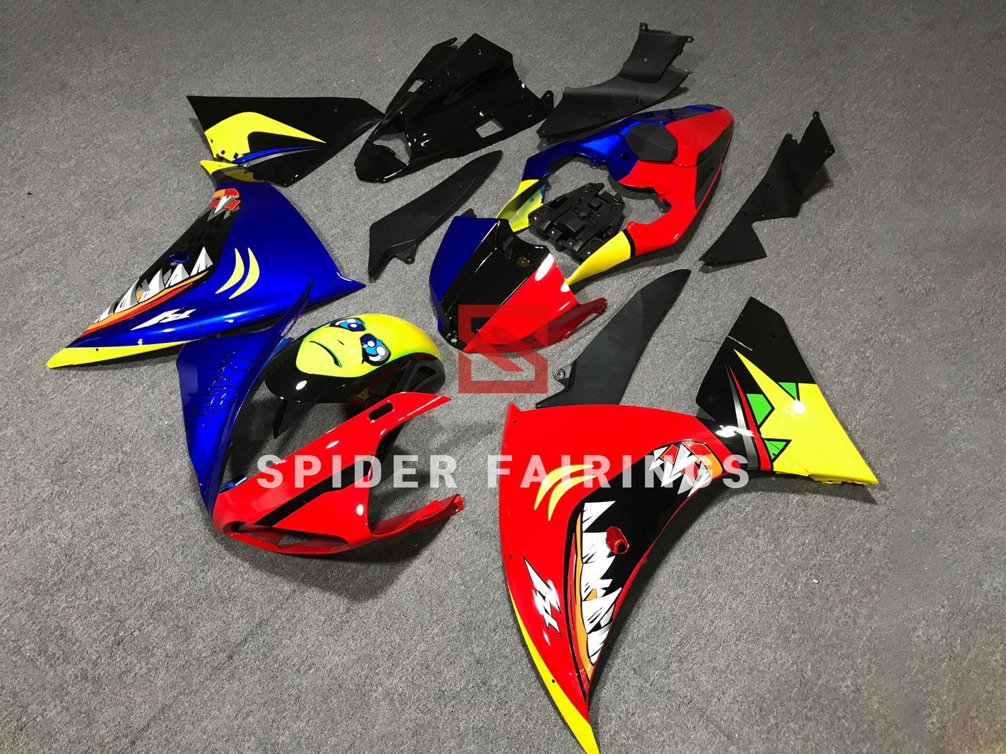 Shark for Red and Blue-Yamaha YZF R1 2009-2011