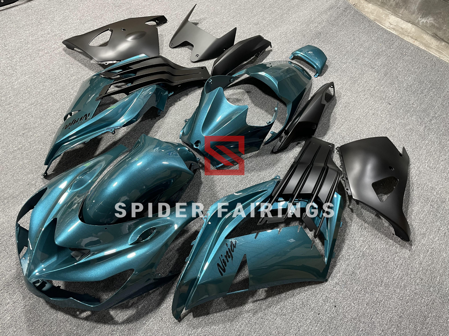 Gloss Bluish Blue-Kawasaki ZX-14R 2012-2018