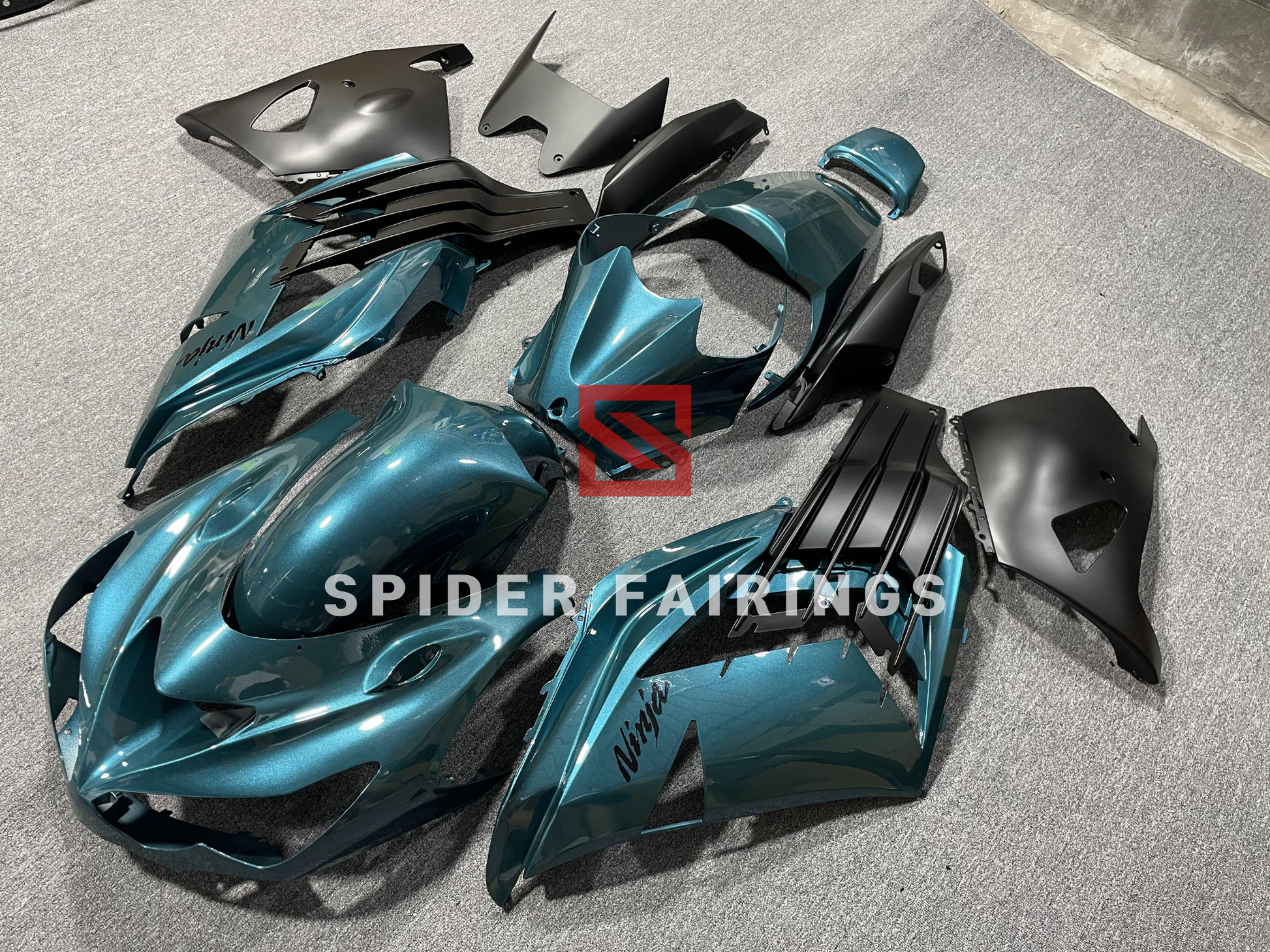 Gloss Bluish Blue-Kawasaki ZX-14R 2012-2018