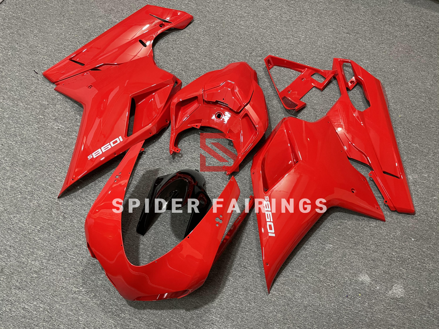 Gloss Pure Red-Ducati 848 1098S 2007-2013